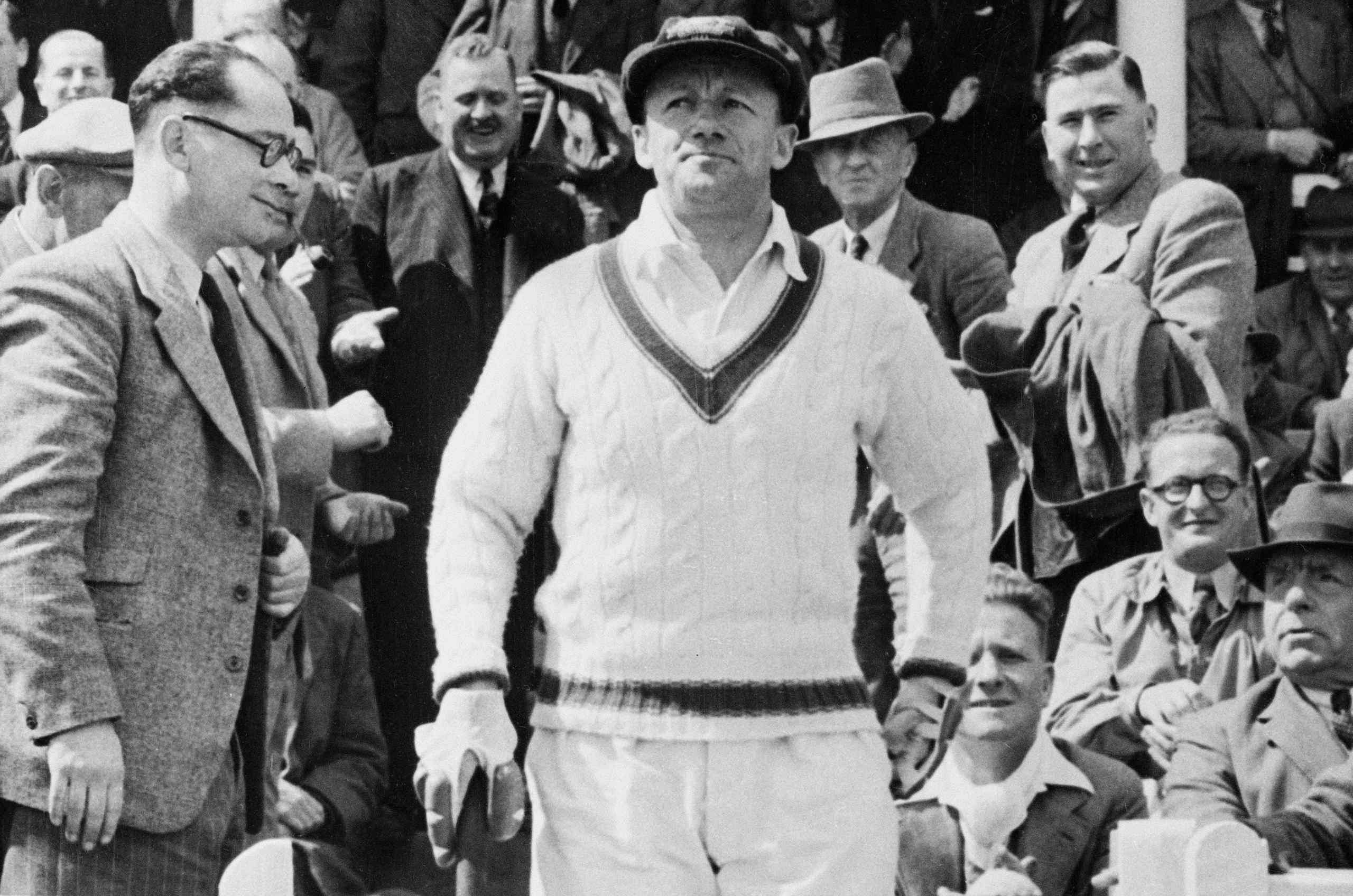 Legendary Australian international cricketer Don Bradman.